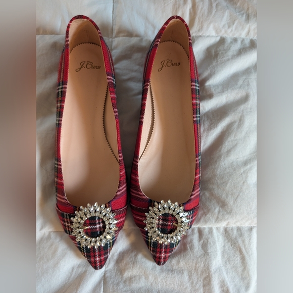 J. Crew Tartan Sparkle Shoes - Picture 2 of 5